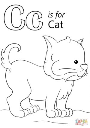 Letter C Coloring Pages Cat – 63bma