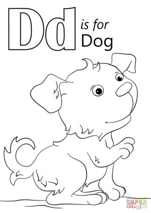 Letter D Coloring Pages Dog – uml61