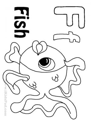 Letter F Coloring Pages Fish – 4sv3m