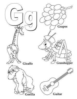Letter G Coloring Pages – y3bal