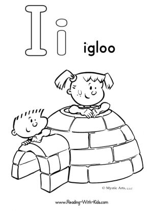 Letter I Coloring Pages Iglo – 2g4ml