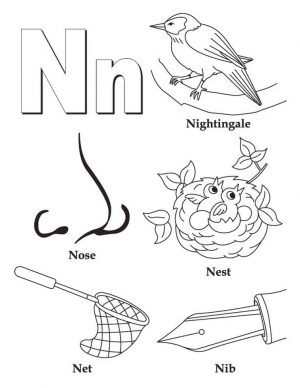 Letter N Coloring Pages – n38nc