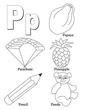 Letter P Coloring Pages – pl4ma