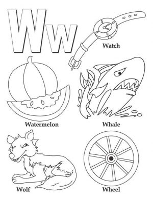 Letter W Coloring Pages – wh495