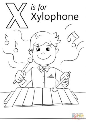 Letter X Coloring Pages – xh4m1