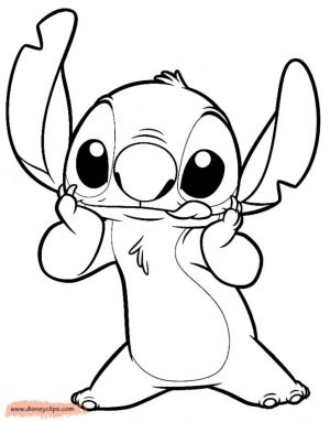 Lilo and Stitch Coloring Pages Stitch Is an Adorable Alien