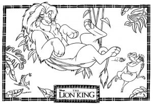 Lion King Coloring Pages Disney – 894a6