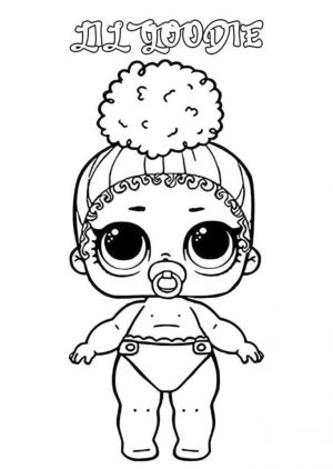 Lol Dolls Coloring Pages Printable Lil Goodie