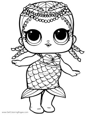 Lol Surprise Doll Coloring Pages Mermaid mmd6