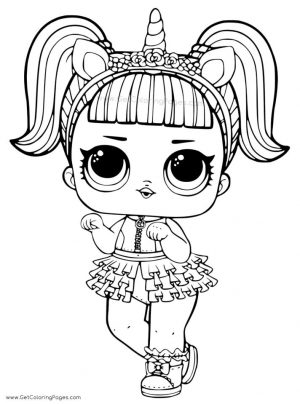 Lol Surprise Doll Coloring Pages Unicorn uc75