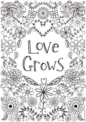 Love Coloring Pages for Adults Printable – 758cb