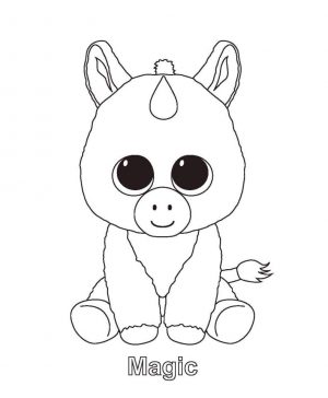 Magic Beanie Boo Coloring Pages ytg2