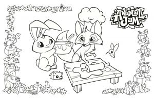 Making Cookies Animal Jam Coloring Pages to Print 2coo
