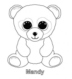 Mandy Beanie Boo Coloring Pages ujk1