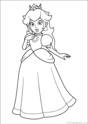 Mario Coloring Pages Peach Free to Print – hye3m
