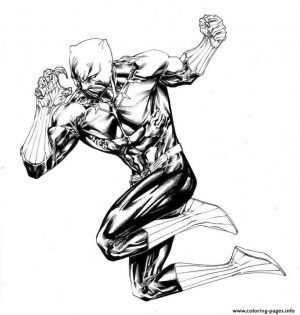 Marvel Black Panther Coloring Pages ghf6