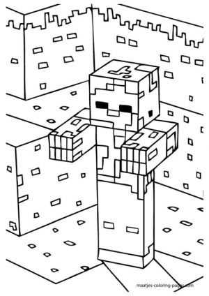 Minecraft Coloring Pages Free Printable 6zbe