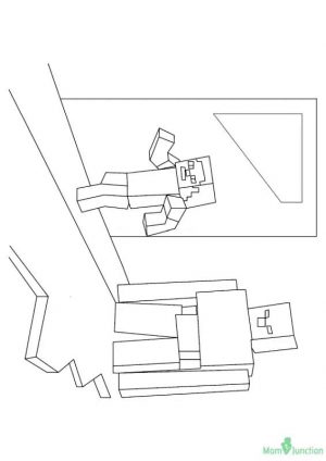 Minecraft Coloring Pages Iron Golem irt6