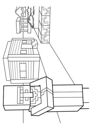 Minecraft Coloring Pages Minecraft Villager