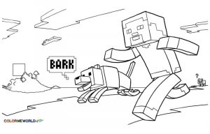 Minecraft Coloring Pages for Kids 1tgp