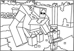 Minecraft Coloring Pages for Kids 2rdm