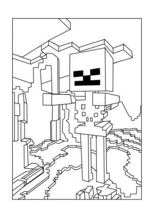 Minecraft Coloring Pages for Kids 4zmb