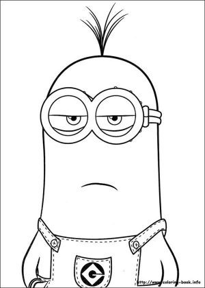 Minion Coloring Pages 1te2