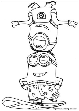 Minion Coloring Pages 2ls3