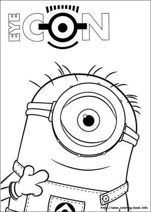 Minion Coloring Pages 3vw4