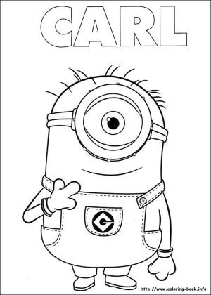 Minion Coloring Pages 5hn6
