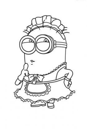 Minion Coloring Pages Free for Toddlers 7btm