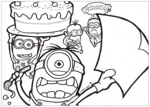 Minion Coloring Pages Printable 8brt