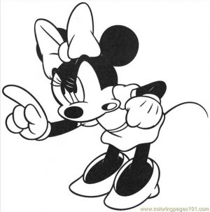 Minnie Mouse Coloring Pages Free to Print Minnie Is Upset about Something