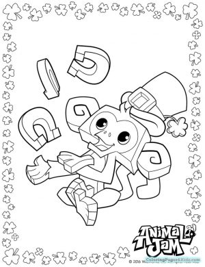Monkey Animal Jam Coloring Pages Free Printable 6mky