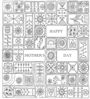 Mother’s Day Coloring Pages for Adults Printable – 44921