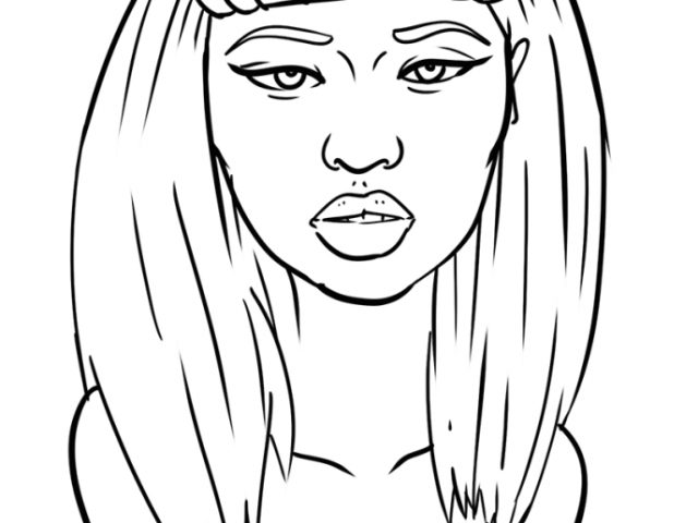 Get This Nicki Minaj Coloring Pages To Print - 87310