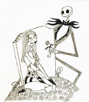 Nightmare Before Christmas Coloring Pages Printable drg6