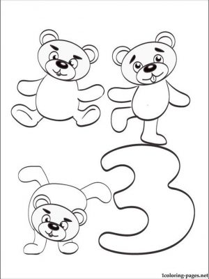 Number 3 Coloring Page – 3a73n
