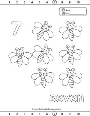 Number 7 Coloring Page – 7cgf7