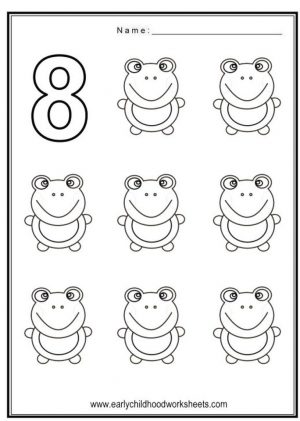 Number 8 Coloring Page – 8f785