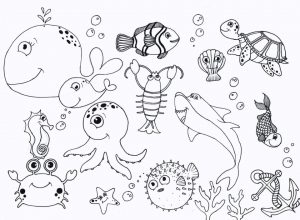 Ocean Coloring Pages for Preschoolers – dc381