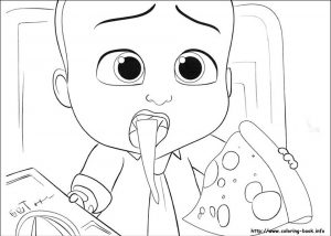 Online Boss Baby Coloring Pages for Kids – 05031