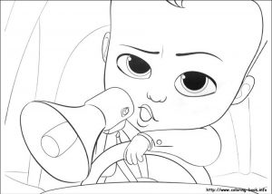 Online Boss Baby Coloring Pages for Kids – 41270