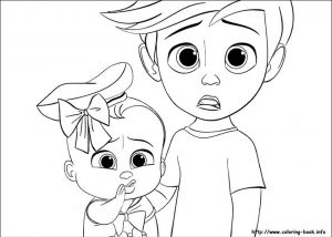 Online Boss Baby Coloring Pages for Kids – 83167