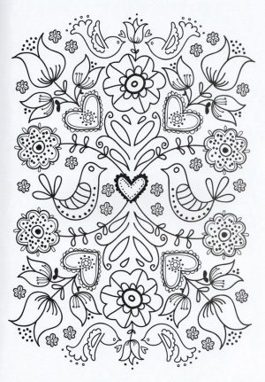 Online Printable Mother’s Day Coloring Pages for Adults – 43910