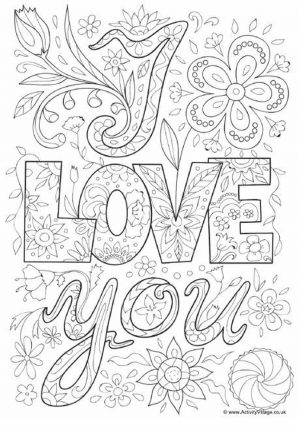 Online Printable Mother’s Day Coloring Pages for Adults – 56031