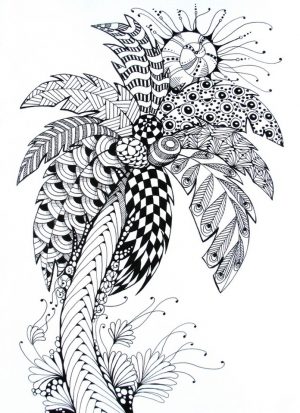 Online Summer Printable Coloring Pages for Adults – 62101