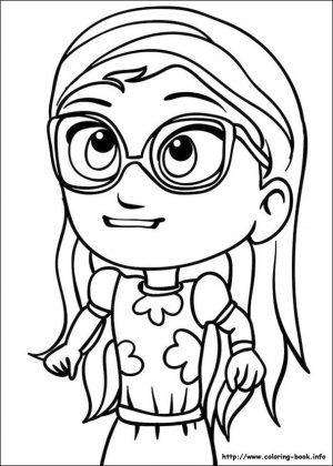 PJ Masks Coloring Pages Free Printable Amaya the Owlette