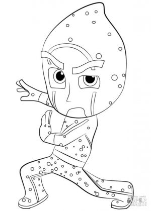 PJ Masks Coloring Pages The Stealthy Night Ninja