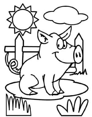 Pig Coloring Pages to Print Out – 72910